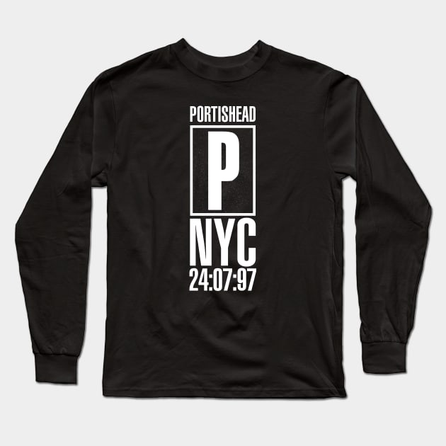 Portishead - Live Long Sleeve T-Shirt by Elemental Edge Studio